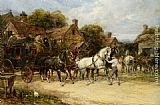 Famous Horses Paintings - Changing Horses